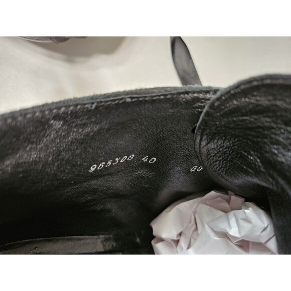 Peko Black Faux Leather Boots, Size 8 - Picture 7 of 11